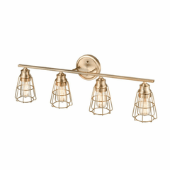 Millennium 4-LT Bath Vanity Light - Modern Gold - 3384-MG