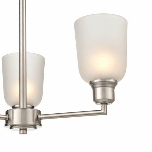 Millennium Amberle 3-LT Chandelier - Brushed Nickel - 2813-BN