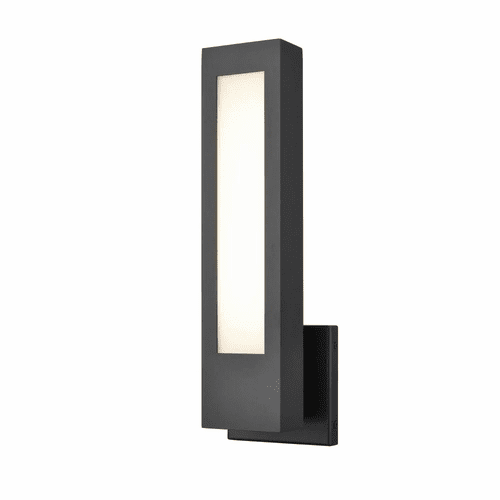 Millennium Amster 1-LT LED Outdoor Wall Mount - Powder coated Black - 8071-PBK