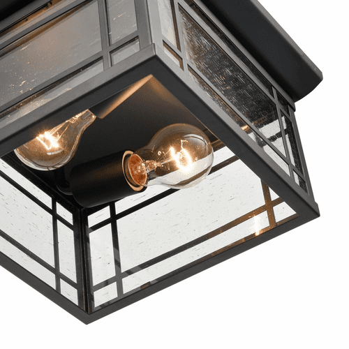 Millennium Armington 1-LT Outdoor Flush Mount - Powder Coat Bronze - 4154-PBK