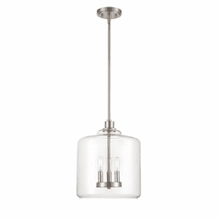 Millennium Asheville 3-LT Bath Vanity Light - Satin Nickel - 6933-SN