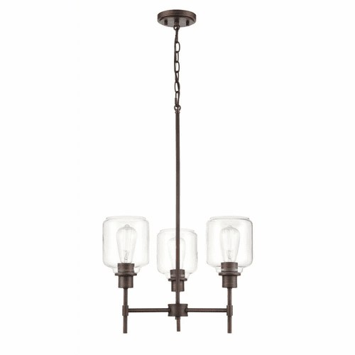 Millennium Asheville 3-LT Semi-Flush Mount - Rubbed Bronze - 6903-RBZ