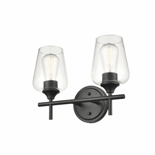 Millennium Ashford 2-LT Bath Vanity Light - Matte Black - 9702-MB