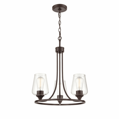 Millennium Ashford 3-LT Chandelier Ceiling Light - Rubbed Bronze - 9723-RBZ