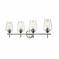 Millennium Ashford 4-LT Flushmount Ceiling Light - Chrome - 9704-CH
