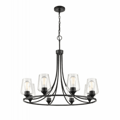 Millennium Ashford 8-LT Mini-Pendant light - Matte Black - 9728-MB