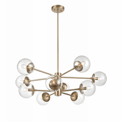 Millennium Avell 10-LT Chandelier - Modern Gold - 8150-MG