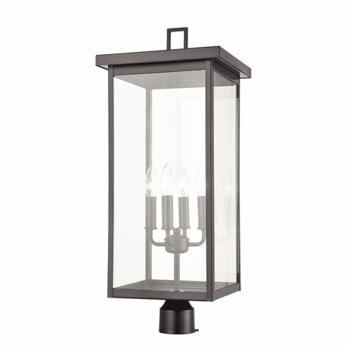 Millennium Barkeley 4-LT Outdoor Post Lantern - Powder Coat Black - 2604-PBZ