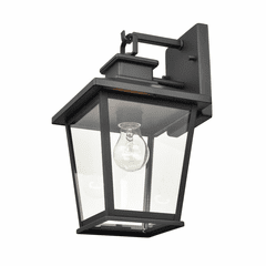 Millennium Bellmon 1-LT Outdoor Hanging Lantern - Powder Coat Black - 4711-PBK