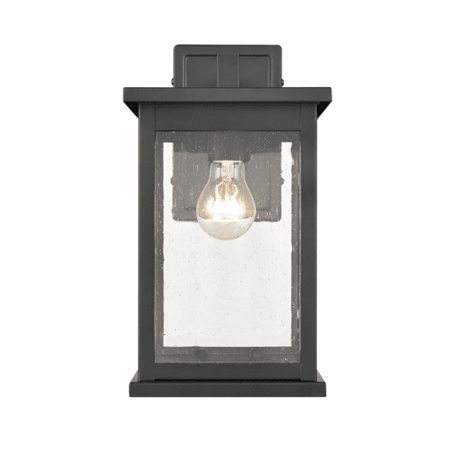 Millennium Bowton 1-LT Outdoor Hanging Lantern - Powder Coat Black - 4111-PBK