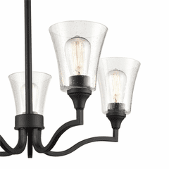 Millennium Caily 5-LT Chandelier - Matte Black - 2115-MB