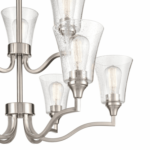 Millennium Caily 9-LT Chandelier - Brushed Nickel - 2119-BN