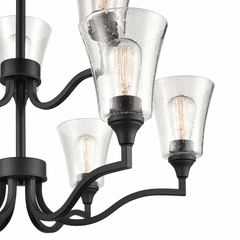 Millennium Caily 9-LT Chandelier - Matte Black - 2119-MB