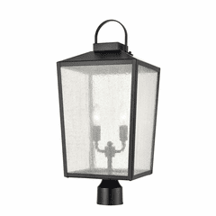 Millennium Devens 2-LT Outdoor Post Lantern - Powder Coat Black - 2654-PBK