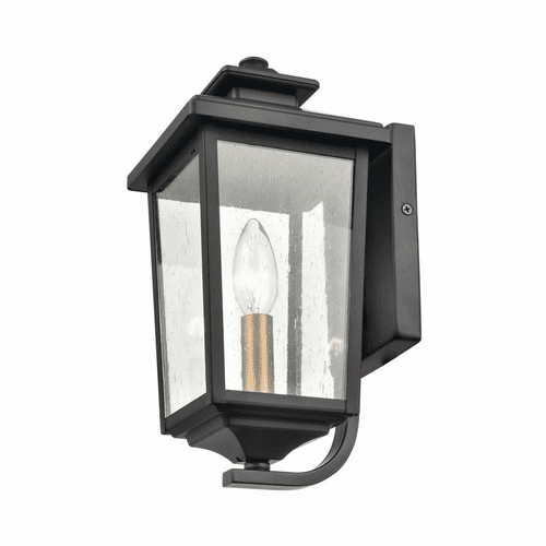 Millennium Eldrick 1-LT Outdoor Hanging Lantern - Powder Coat Black - 4641-PBK