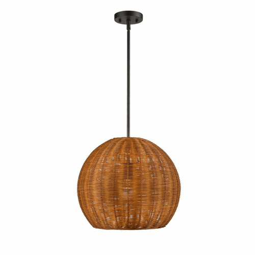 Millennium Elise 1-LT Pendant - Natural - 9024-NAT
