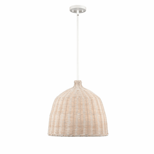 Millennium Elise 1-LT Pendant - White - 9026-WH