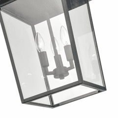 Millennium Fetterton 3-LT Outdoor Hanging Lantern - Powder Coat Black - 2973-PBK