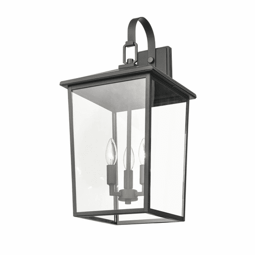 Millennium Fetterton 3-LT Outdoor Hanging Lantern - Powder Coat Black - 2974-PBK