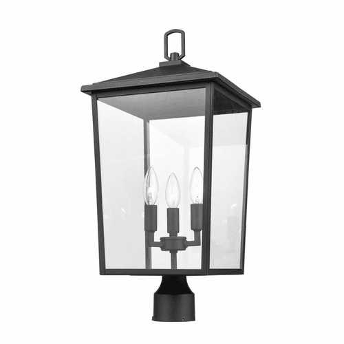 Millennium Fetterton 3-LT Outdoor Post Lantern - Powder Coat Black - 2983-PBK