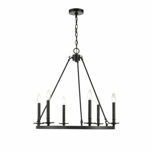 Millennium Florence 6-LT Mini-Pendant light - Matte Black - 6706-MB
