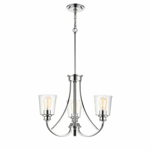 Millennium Forsyth 3-LT Chandelier Ceiling Light - Chrome - 3623-CH