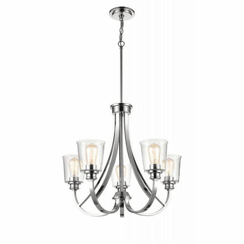 Millennium Forsyth 5-LT Chandelier Ceiling Light - Chrome - 3625-CH