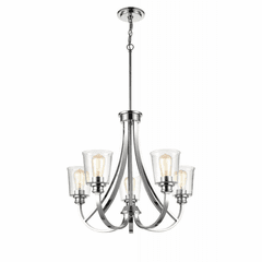 Millennium Forsyth 5-LT Chandelier Ceiling Light - Chrome - 3625-CH