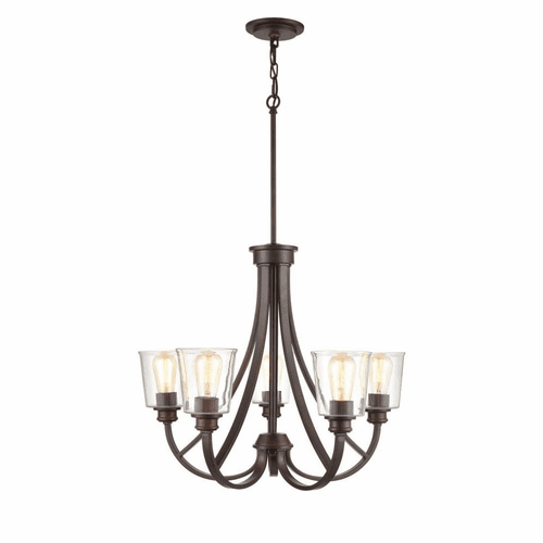 Millennium Forsyth 5-LT Chandelier Ceiling Light - Rubbed Bronze - 3625-RBZ