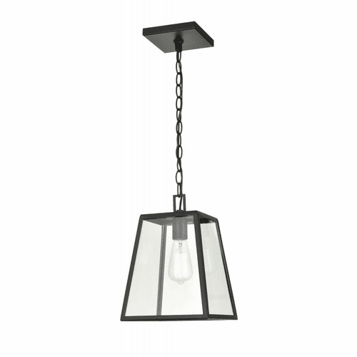 Millennium Grant 1-LT Outdoor Hanging Lantern - Powder Coat Black - 8011-PBK
