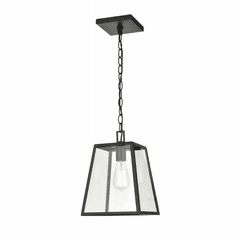 Millennium Grant 1-LT Outdoor Hanging Lantern - Powder Coat Black - 8011-PBK