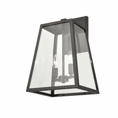 Millennium Grant 2-LT Outdoor Hanging Lantern - Powder Coat Black - 8023-PBK