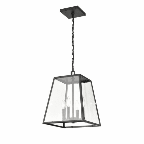 Millennium Grant 4-LT Outdoor Hanging Lantern - Powder Coat Black - 8014-PBK