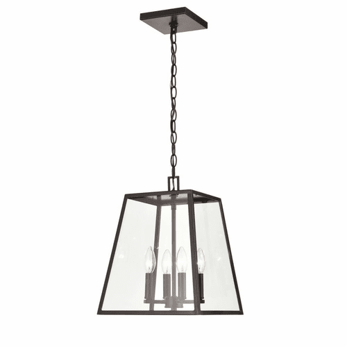 Millennium Grant 4-LT Outdoor Hanging Lantern - Powder Coat Bronze - 8014-PBZ