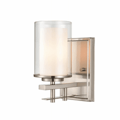 Millennium Huderson 1-LT Wall Sconce - Brushed Nickel - 5501-BN