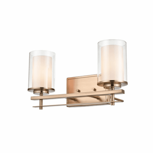 Millennium Huderson 2-LT Bath Vanity Light - Modern Gold - 5502-MG