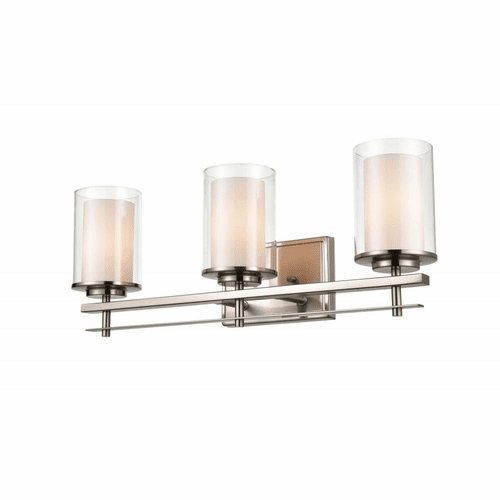 Millennium Huderson 3-LT Bath Vanity Light - Brushed Nickel - 5503-BN