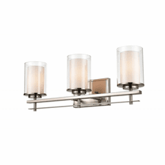 Millennium Huderson 3-LT Bath Vanity Light - Brushed Nickel - 5503-BN