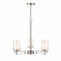 Millennium Huderson 3-LT Ceiling - Brushed Nickel - 5513-BN