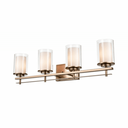 Millennium Huderson 4-LT Bath Vanity Light - Modern Gold - 5504-MG