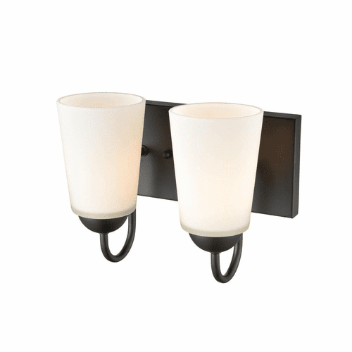 Millennium Ivey Lake 2-LT Bath Vanity Light - Matte Black - 9812-MB