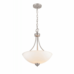 Millennium Ivey Lake 3-LT Pendant - Satin Nickel - 9802-SN