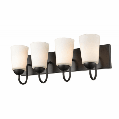 Millennium Ivey Lake 4-LT Bath Vanity Light - Matte Black - 9814-MB