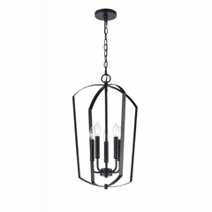 Millennium Ivey Lake 5-LT Chandelier - Matte Black - 9825-MB