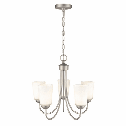 Millennium Ivey Lake 5-LT Chandelier - Satin Nickel - 9805-SN