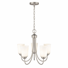 Millennium Ivey Lake 5-LT Chandelier - Satin Nickel - 9805-SN