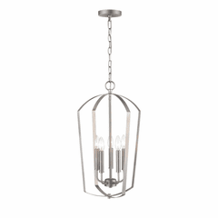 Millennium Ivey Lake 5-LT Chandelier - Satin Nickel - 9825-SN Millennium Ivey Lake 5-LT Chandelier - Satin Nickel - 9825-SN