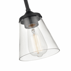 Millennium Josleen 1-LT Mini-Pendant - Matte Black - 9111-MB