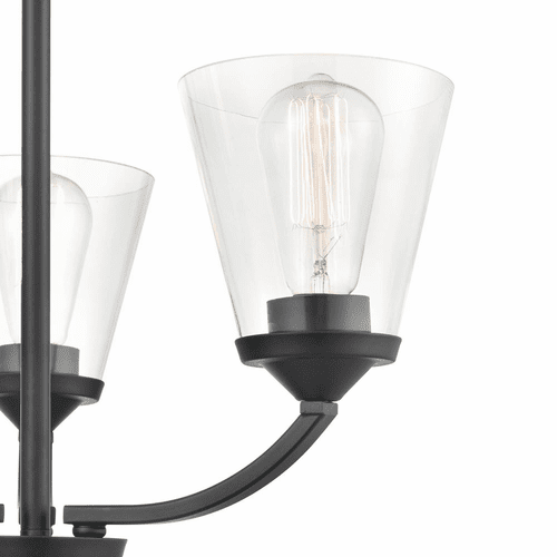 Millennium Josleen 3-LT Chandelier - Matte Black - 9113-MB
