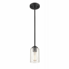 Millennium Moven 1-LT Mini-Pendant - Matte Black - 9601-MB